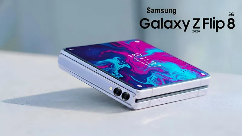 Galaxy Z Flip8 kết hợp thiết kế gập dọc nhỏ gọn, màn hình ngoài tiện dụng và khả năng chụp ảnh rảnh tay.