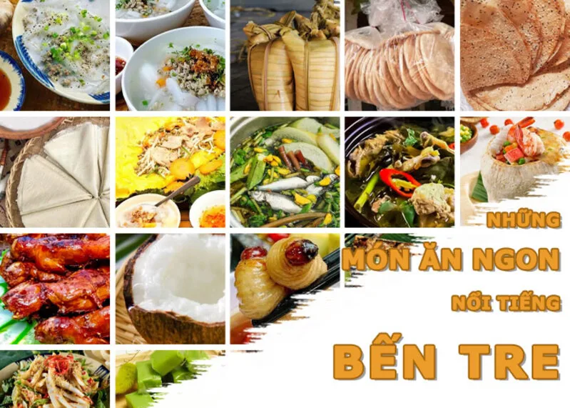 Món ngon Bến Tre hấp dẫn thực khách bằng hương vị mộc mạc, nguyên liệu tươi và nét béo thơm đặc trưng của dừa.