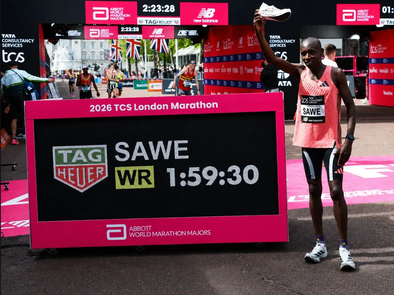 Sabastian Sawe tạo dấu ấn với màn trình diễn tốc độ cao trên toàn bộ cự ly marathon, đưa giới hạn thành tích nam xuống một cột mốc mới.
