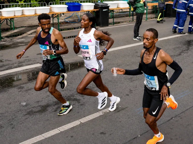Giáo án tập luyện, dinh dưỡng, chiến thuật, công nghệ giày và điều kiện thi đấu đều góp phần cải thiện thành tích marathon.